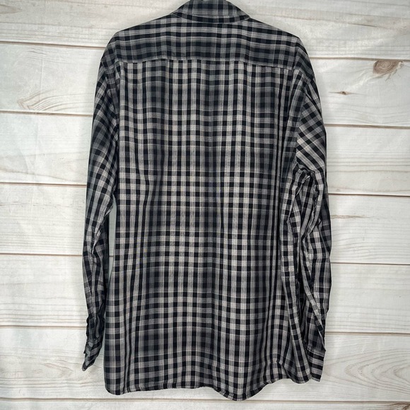 B9 Spring&Mercer Button down collared plaid Shirt XL - Picture 6 of 7